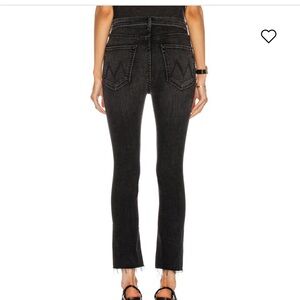 Mother the Pixie Dazzler Ankle Fray Jeans